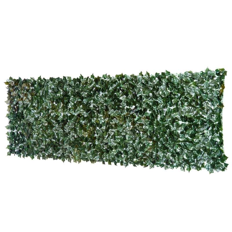 Outsunny Seto Artificial en Rollo 3x1m para Balcón Valla Barandilla Valla de Privacidad Planta Decorativa PE