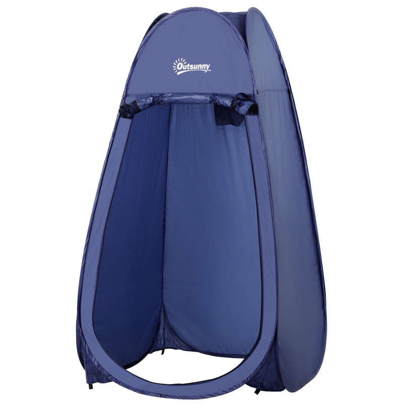 Outsunny Tienda de Campaña Multifunción Impermeable Plegable Ligera Ideal para Camping Estructura Flexible y Estable con Sisteme POP-UP 100x100x185cm