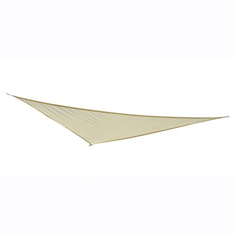 Toldo Vela 6x6x6m Triangulo Color Crema Sombrilla Parasol Terraza Jardin Camping