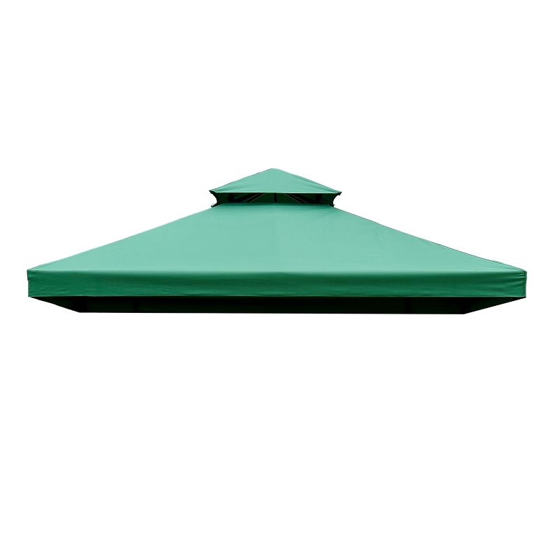 Outsunny Techo de Reemplazo 3X3 Metros para Carpa Pabellon Toldo Eventos y Bodas Verde Esmeralda