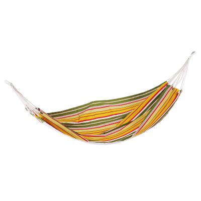 Hamaca para Colgar en Jardín Piscina Playa o Camping - Naranja - 70% Algodón - 200x100cm