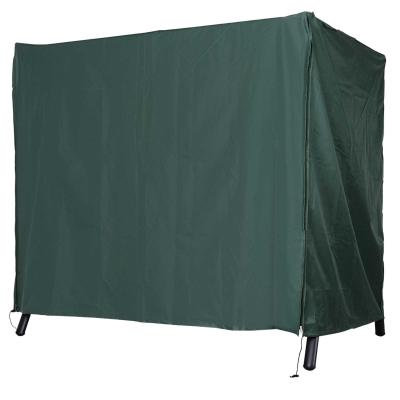 Outsunny Funda para Columpios de Exterior con Cremallera Cubierta Muebles para Exterior Ideal Columpios 205x124x164 cm Verde Oscuro
