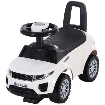 HOMCOM Quad Correpasillos Niño Coche sin Pedales para Bebé Juguete Andador Estilo Carrera con Orador 60x38x42cm