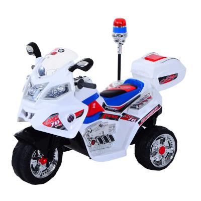 HOMCOM Moto Eléctrica Infantil Coche Triciclo Niño Moto de Juguete Batería 6V Niños 3-8 años 112x51x73cm