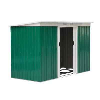 Outsunny Caseta de Jardín Tipo Cobertizo Metálico para Almacenamiento de Herramientas