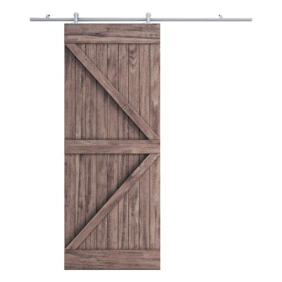 HOMCOM 6.6FT/200cm Herraje para Puerta Corredera de Madera Kit de Accesorios Guía Riel con Tornillos Aleación de Aluminio Carga 150 kg Plateado
