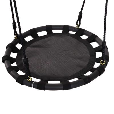 HOMCOM Columpio para Niños +3 Años Nido Infantil Columpio de Árbol Forma Redonda Carga 100kg Asiento Cómodo Tela de Oxford Jardín al Aire Libre