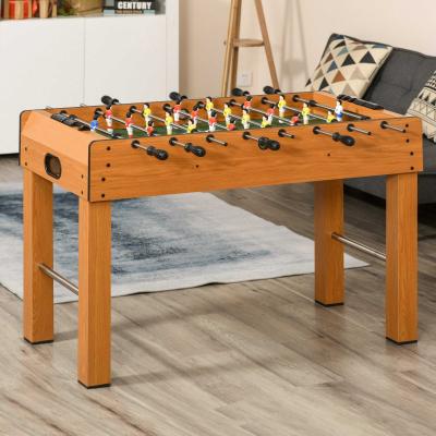 HOMCOM Mesa de Futbolín para Casa o Salas de Juego Fácil de Montar con 8 Barras y 2 Pelotas 122x61x80 7cm