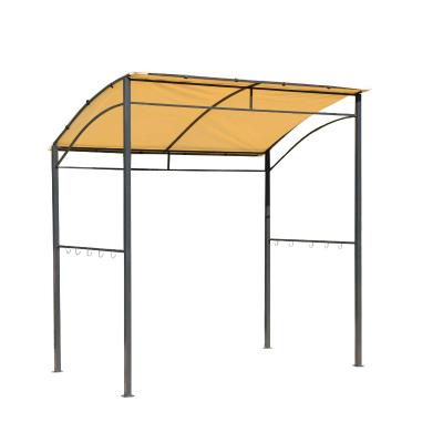 Outsunny Cobertizo Barbacoa Acero Poliester 170 g/m2 215x150x220cm