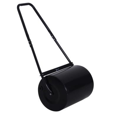 Outsunny® Rodillo de Césped de Jardín Acero 30L Llena de Agua o Arena Medida de Rodillo Φ32x40cm Asa Desmontable