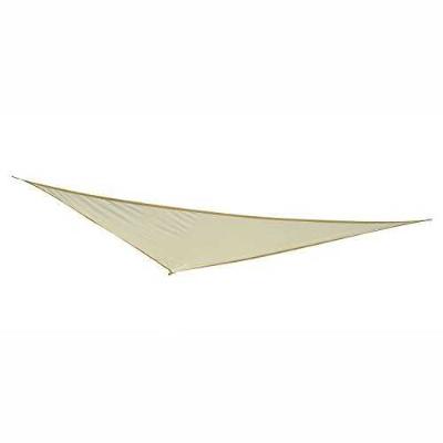 Toldo Vela 6x6x6m Triangulo Color Crema Sombrilla Parasol Terraza Jardin Camping