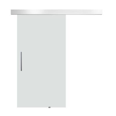 HomCom® Puerta Corrediza de Cristal sin Obra Vidrio Satinado 205x102.5 cm
