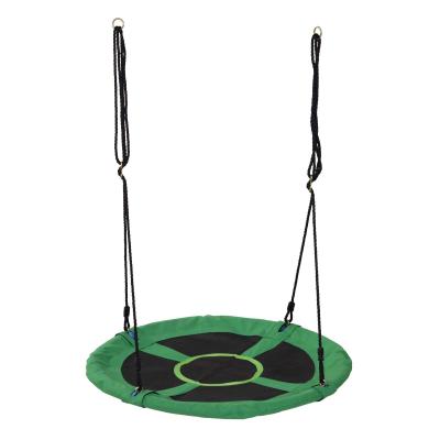 HOMCOM Columpio Nido Infantil Columpio de Árbol Forma Redonda para Niños +3 Años Carga 100kg Jardín Exterior al Aire Libre Tela de Oxford