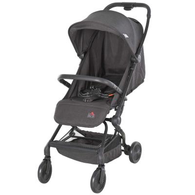HOMCOM Silla de Paseo Ligera Cochecito para Bebé Plegable con Asiento Reclinable a partir de 6 meses hasta 15kg peso 44,5x93,5x105 cm Gris