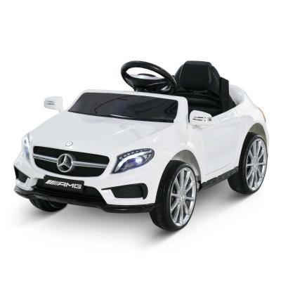 HOMCOM Coche Eléctrico para Niños 3+ Años Automóviles Infantiles Mercedes Benz GLA con Mando a Distancia MP3 USB Luces y Sonidos Apertura de Puerta Carga 30kg 100x58x46cm