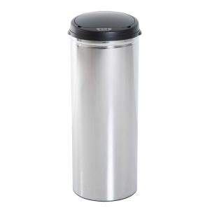 HOMCOM Contenedor Papelera Cubo Basura 40L con Sensor Detector Movimiento automático Acero Inoxidable (Varios tamaños)