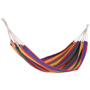 Hamaca para Colgar en Jardín Piscina Playa o Camping - Multicolor - 70% Algodón - 200x100cm