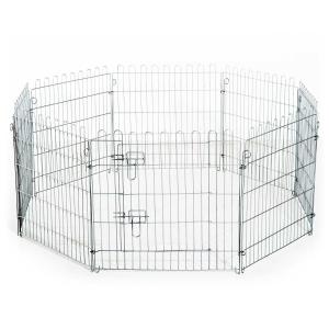 PawHut Parque para Cachorros Valla para Cachorros Animales Rejilla Medidas 63 x 60 CM