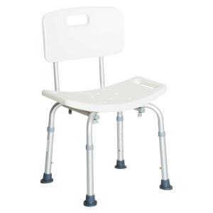 Silla Ducha Aluminio Ayuda Baño Taburete Banqueta Regulable Ajustable WC Asiento