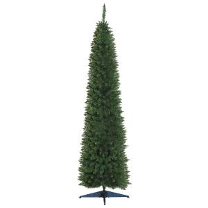 HOMCOM Árbol de Navidad Artificial 210 cm Ignífugo con 499 Puntas PVC Soporte de Metal