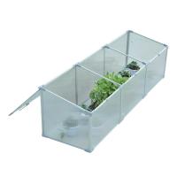 Outsunny Invernadero de Jardín Aluminio Policarbonato 180x51x51cm Transparente Vivero Casero para Plantas Cultivos Protección UV y Resistente