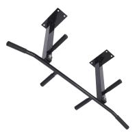 HOMCOM Barra Flexiones Montaje en Techo Chin-Up 6 Mangos Barra De Dominadas Carga Maxima 150kg