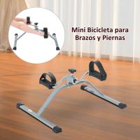 HomCom Mini Bicicleta Estática de Acero para Pedalear Aparato – 40 x 53 x 29cm