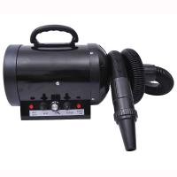 PawHut® Secador Profesional de Pelo para Perros Gatos y Mascotas Potencia con 2800W + Tubo Flexible 2,1 metros Negro