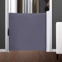 PawHut Barrera Seguridad para Niños Mascotas Valla Seguridad Infantil Retráctil Puertas Seguridad Bebe Perros Mascotas 5.5x82.5x5.5-115cm
