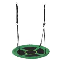 HOMCOM Columpio Nido Infantil Columpio de Árbol Forma Redonda para Niños +3 Años Carga 100kg Jardín Exterior al Aire Libre Tela de Oxford
