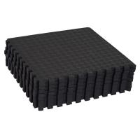 HOMCOM Alfombra Puzzle Bebé 6 Piezas Esterilla Protectora de Suelo con Bordes de Espuma EVA de 2,16 m² para Fitness Gimnasio Juego 60x60x1,2cm