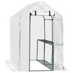 Outsunny® Invernadero Transparente de Jardín Vivero Casero Plantas 180x105x150cm(c-2)