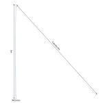 Outsunny Toldo Vela Triangular 3x3x3m Toldo tipo Sombrilla o Parasol Triángulo para Terraza Jardín o Camping Tela de Poliéster Color Gris(c-2)