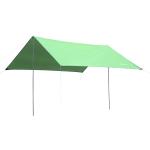 Outsunny Toldo de Refugio Portátil Impermeable 3x3 m Carpa Tienda de Campaña Grande para Camping Playa Picnic Protección Solar Blanco(c-1)