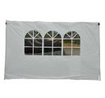 Outsunny® 2 Paredes Parte Laterales para Carpa 3x3m Lado Parasol de Gazebo Tela Oxford con Ventana Medidas 300x200cm Verde Oscuro(c-3)