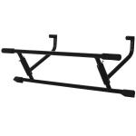 HOMCOM Barras Paralelas Ancho Ajustable Dip Station para Calistenia y Entrenamiento Gimnasio con Asas Antideslizantes de Acero 89-99x62x72 cm Negro(c-1)