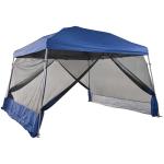 Outsunny Carpa Plegable 3x3m Cenador de Jardín Diseño Pop Up de Acero y Cubierta de Tela Oxford Verde(c-3)