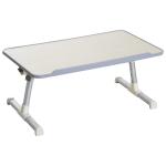 HomCom® Mesa de Ordenador Portátil Bambú Plegable Altura Ajustable 55x35x22-30cm (LxANxAL)(c-1)