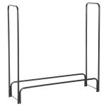 HOMCOM Soporte para Leña de Acero Estante para Leña Herramienta de Chimenea 122x35x122cm carga 150kg(c-2)