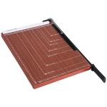 HOMCOM Cortador de Papel A4 Guillotina Profesional para Papelería Fotográfica Capacidad 12 Hojas con Guía Cizalla de Cuchilla 48x26,5x5cm(c-2)