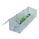 Outsunny Invernadero de Jardín Aluminio Policarbonato 180x51x51cm Transparente Vivero Casero para Plantas Cultivos Protección UV y Resistente(c-1)