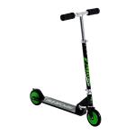 HOMCOM Patinete para Niños y Adultos Scooter Plegable Plegable Manillar Ajustable Marco Aluminio Ligero y Estable Carga 80kg Aluminio 84x34x86-96 cm Blanco(c-1)