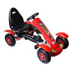 HOMCOM Kart Pedales Niños Coche de Pedales Deportivo con Asiento Ajustable Embrague y Freno para Niños de +3 Años Carga 50kg Juguete Exterior 129x59x70 cm(c-2)