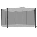 HOMCOM Red de Seguridad Pared Protectora Cama Elastica Trampolín Redonda (NO INCLUIDO) Diámetro ø 305 cm (6 Barras)(c-1)
