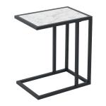 HOMCOM Mueble Auxiliar de Estilo Industrial Retro con Gran Cajón Estante Abierto Superficie Espaciosa Marco de Metal Mesa Multifuncional 73x45,5x76 cm(c-4)