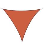 Outsunny Toldo Vela Triangular 3x3x3m Toldo Triángulo tipo Sombrilla o Parasol para Terraza Jardín o Camping de Poliéster Color Naranja(c-2)