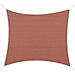 Outsunny Toldo Vela Triangular 3x3x3m Toldo Triángulo tipo Sombrilla o Parasol para Terraza Jardín o Camping de Poliéster Color Naranja(c-1)