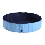 PawHut Piscina Rígida para Perros Ø140x30cm Bañera Plegable de PVC Antideslizante Resistente al Desgaste para Interior y Exterior para Gatos Animales Mascotas Color Rojo(c-1)
