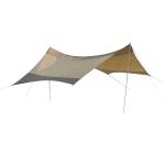 Outsunny Toldo de Refugio Portátil Impermeable 3x3 m Carpa Tienda de Campaña Grande para Camping Playa Picnic Protección Solar Blanco(c-3)