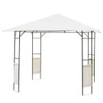 Carpa Cenador para Jardín o Terraza - Color Crema - Acero y Poliéster - 3x3x2,6 m(c-4)